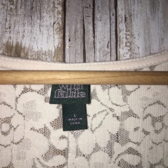 Wild Fable Cream Lace Dress - Picture 6 of 9